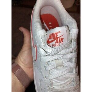 Nike Air Force 7 Y White With Red Fits Women 8